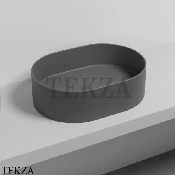 Cielo Theo Oval Раковина накладная, овал, без перелива THLAO CM, Cemento