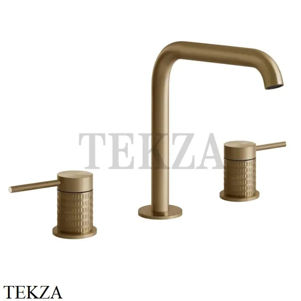 Gessi 316 MECCANICA Смеситель для раковины, без сливного гарнитура 54212-726, Warm Bronze Br