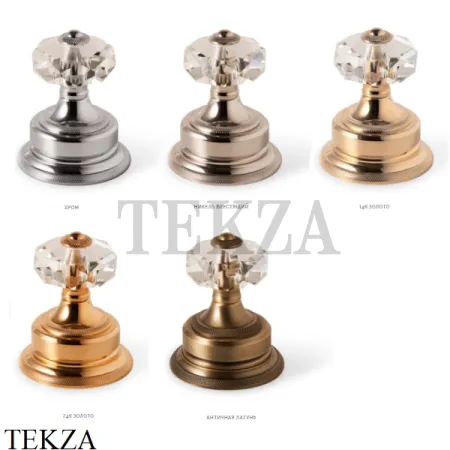 Devon&Devon KING Термостат на 2 выхоа, с встроенной частью EXC-KN1482CR, хром глянец