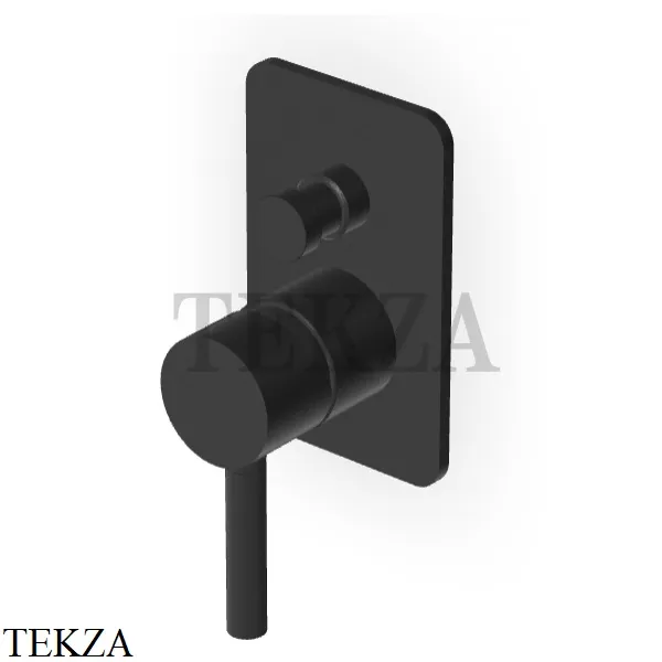 Zucchetti Pan Смеситель для душа, внешняя часть ZP6121.N1, черный goffrato