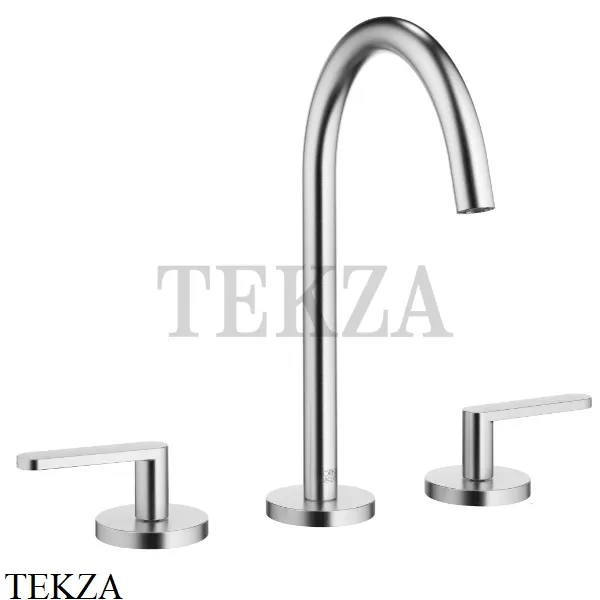 Dornbracht Meta Смеситель для раковины на 3 отверстия 20713661-93, Brushed Chrome