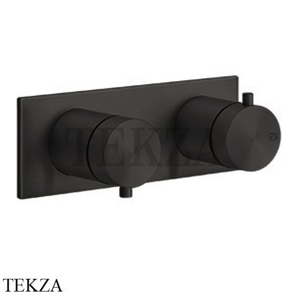 Gessi 316 SHOWER Термостат для душа на 2 выхода, на планке, внешняя часть 54034-299, Black XL