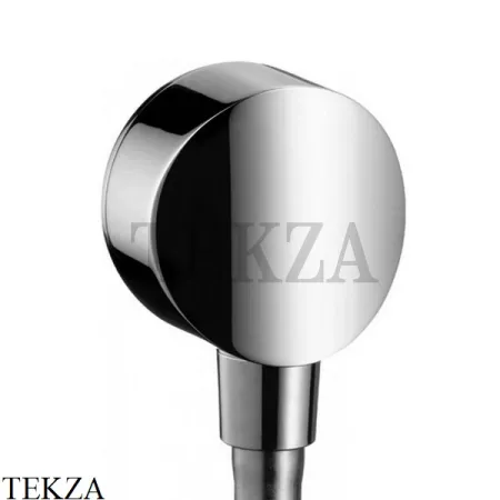 Hansgrohe Fixfit S Шланговое подсоединение с клапаном обратного тока 27456000, хром глянец