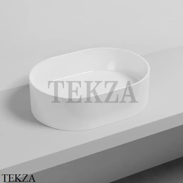 Cielo Theo Oval Раковина накладная, овал, без перелива THLAO Bia, белый глянец