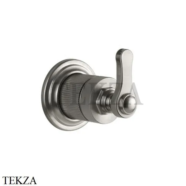 Gessi VENTI20 Вентиль запорный, 1 поток, внешняя часть 65247-149, Finox Br. Nickel