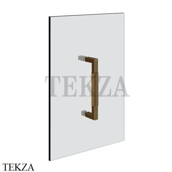 Gessi Shower G Rigato Ручка-держатель на стекло 20 см 67521-713, Antique Brass