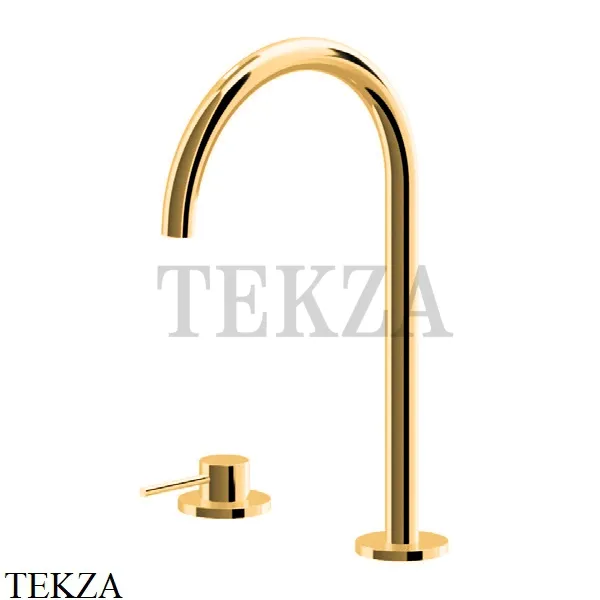 Newform XT Смеситель для раковины высокий, без гарнитура 4220.61.020, PVD Glossy gold