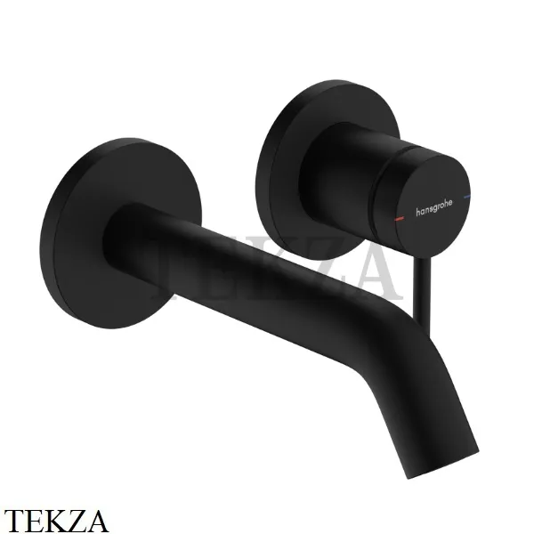 Hansgrohe Tecturis S Смеситель для раковины однорычажный, внешняя часть 73350670, черный матовый