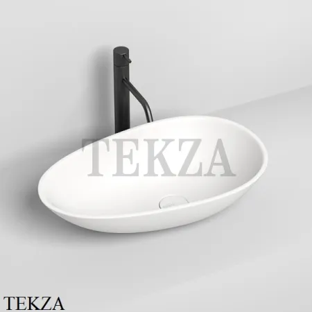 SALINI PAOLA Раковина накладная, из композита S-Sense 1101101G, белый глянцевый