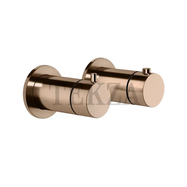 Gessi Ingranaggio-Anello Термостат для душа на 1 поток, внешняя часть 63331-030, Copper глянец