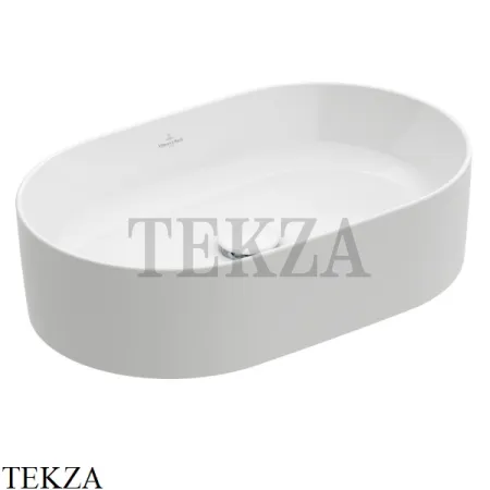 Villeroy & Boch COLLARO Раковина накладная овальная, без перелива 4A195601, белый глянец
