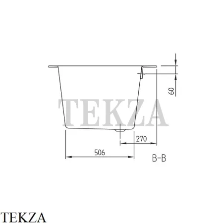 Villeroy & Boch Oberon 2.0 Ванна встраиваемая 180x80 слив перелив UBQ180OBR2DV-01, Quaryl, белый глянец