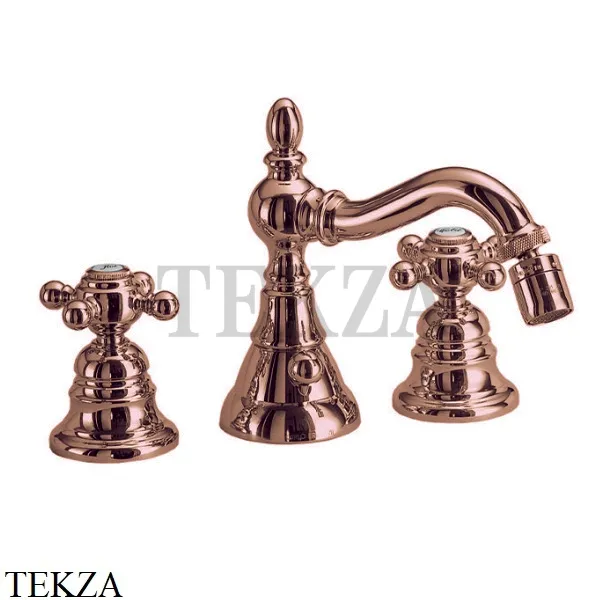 FIMA Carlo Frattini ELIZABETH Смеситель для биде, с донным клапаном F5082RA, медь Brushed