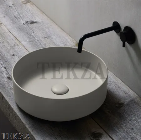 Cielo SHUI Comfort Раковина накладная круглая, без перелива SHCOLAT40 PM, Pomice