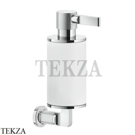 Gessi INCISO accessories Дозатор для жидкого мыла или лосьона, белый 58513-031, хром глянец
