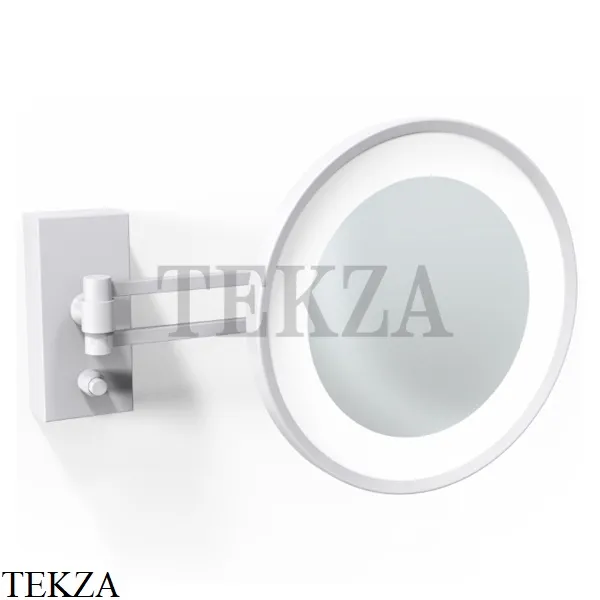 Decor Walther Round BS 36 LED Косметическое зеркало, 5х увеличение, от сети 0122150, белый матовый