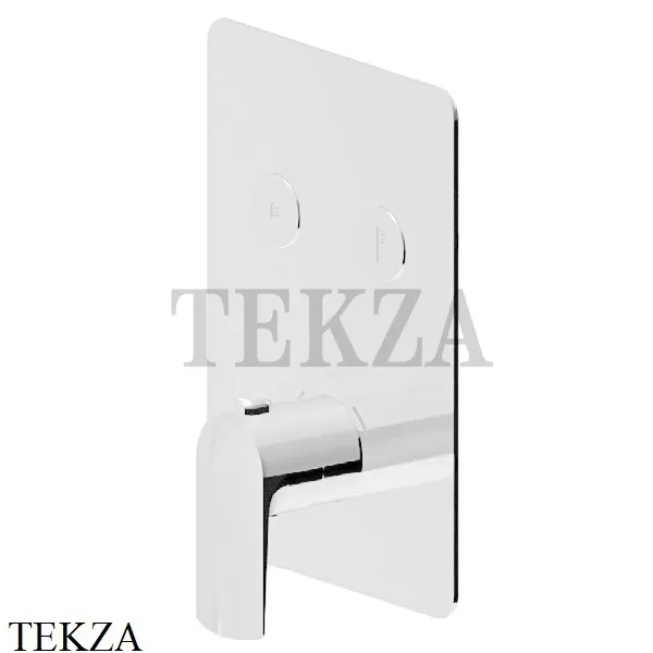 Newform Delta Zero Термостат для душа 2 потока select, внешняя часть 70429E.01.014, белый матовый