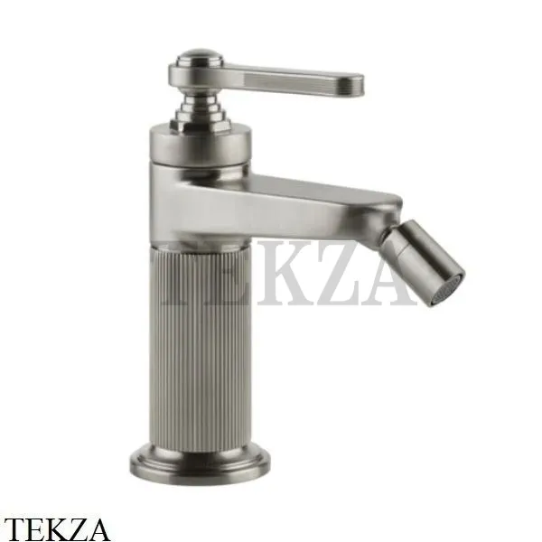 Gessi VENTI20 Смеситель для биде с донным клапаном 65007-149, Finox Brushed Nickel