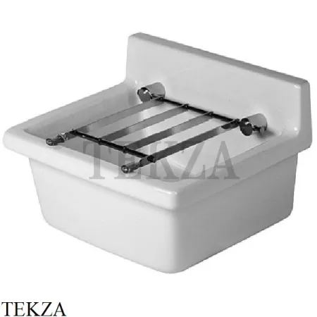 Duravit Starck 3 Раковина рабочая без перелива 0313480000, белый глянец