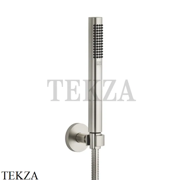 Dornbracht Meta Душевой гарнитур с держателем, 1 режим 27806625-06, платина матовая