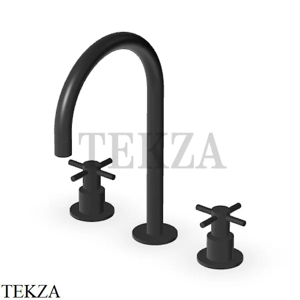 Zucchetti Helm Смеситель для раковины, без донного клапана ZHM516.XP81, brushed total black PVD