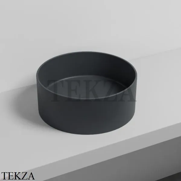 Cielo Theo Round Раковина накладная круглая, без перелива THLAT BA, Basalto
