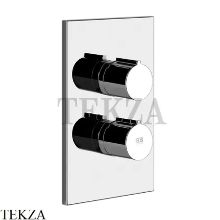 Gessi Emporio Via Manzoni Термостат для душа на 1 выход, внешняя часть 38792-031, хром глянец
