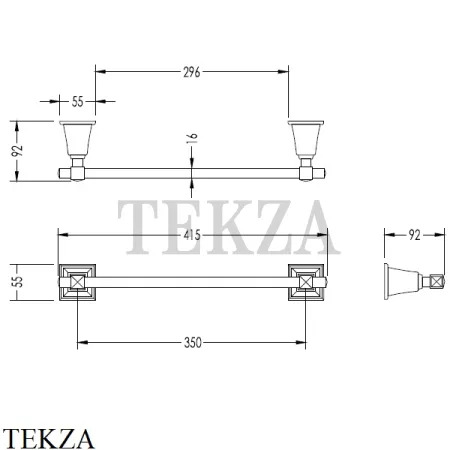 Devon&Devon TIME Держатель для банного полотенца TM309CR, хром глянец