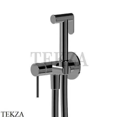 Newform Гигиенический душ с держателем и смесителем, 886.M0.077, Carbon satin