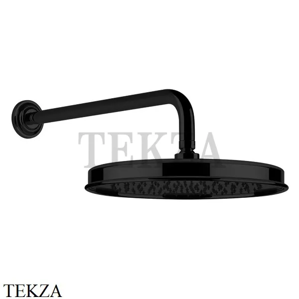 Gessi VENTI20 Верхний душ 300 с настенным креплением 65149-299, Black XL