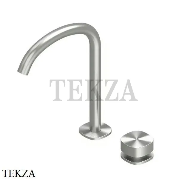 QuadroDesign Super Смеситель для раковины, без гарнитура, 22 32T AS, Brushed Stainless Steel