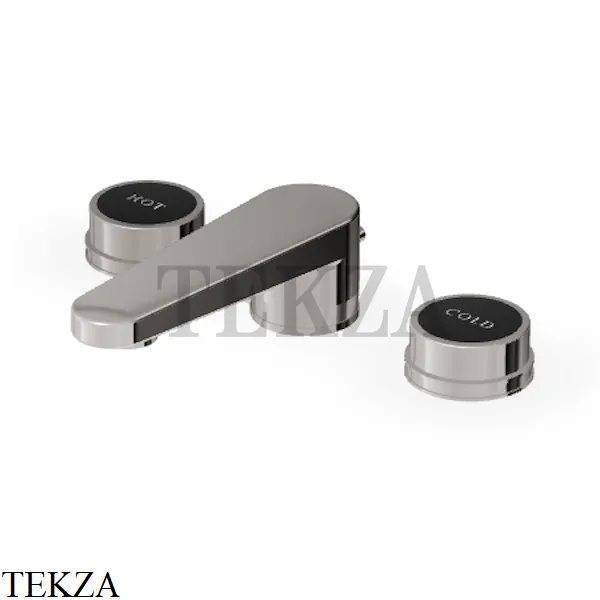 Zucchetti Savoir Смеситель для раковины, с донным клапаном ZSV401.C8N, Nickel глянец-черный