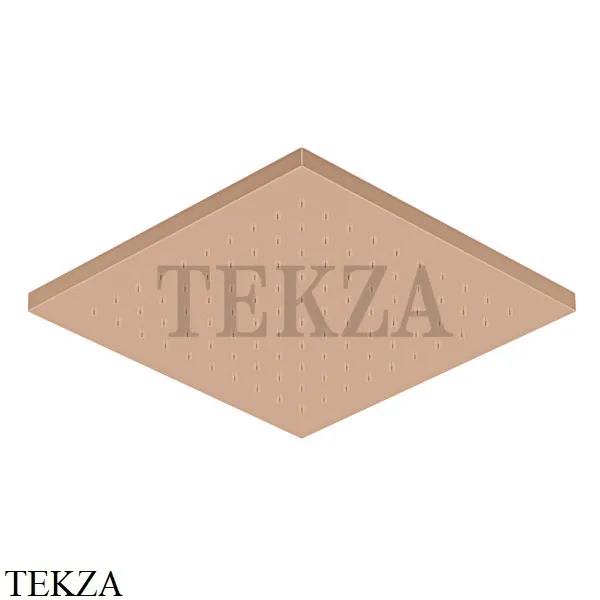 Ritmonio SHOWER Верхняя душевая лейка 30х30 см 75A014 F36, Frosted Rose Gold