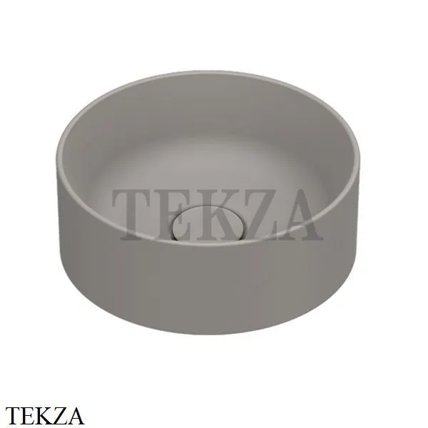 Catalano Zero Раковина накладная D32 см, без перелива 0122320032, Tortora матовый