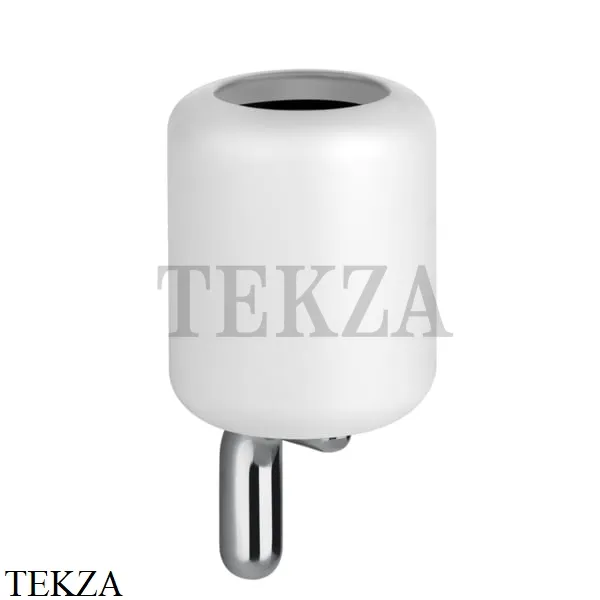 Gessi Goccia Стакан настенный, белая керамика 38007-031, хром глянец