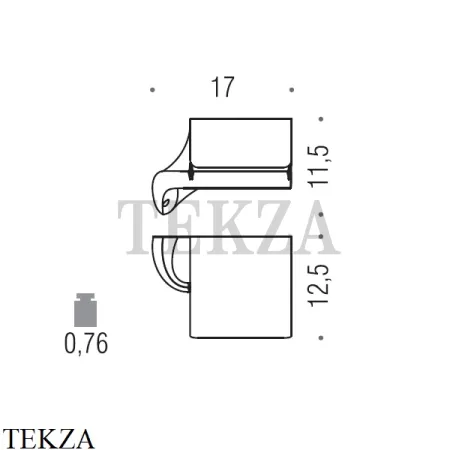 Colombo Link Держатель для туалетной бумаги с крышкой B2491.CR, хром глянец