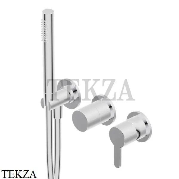 Ritmonio Diametro35 Elegance Смеситель для душа, 2 потока PR54GG201 CRL, хром глянец