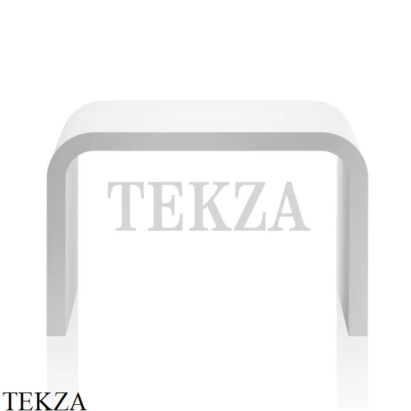 Decor Walther Stone White SCH Душевая табуретка-подставка низкая 0974350, белый матовый