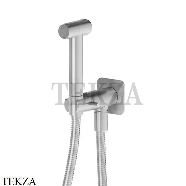 Newform Гидроершик настенный WC с держателем 69644X.50.050, Stainless steel