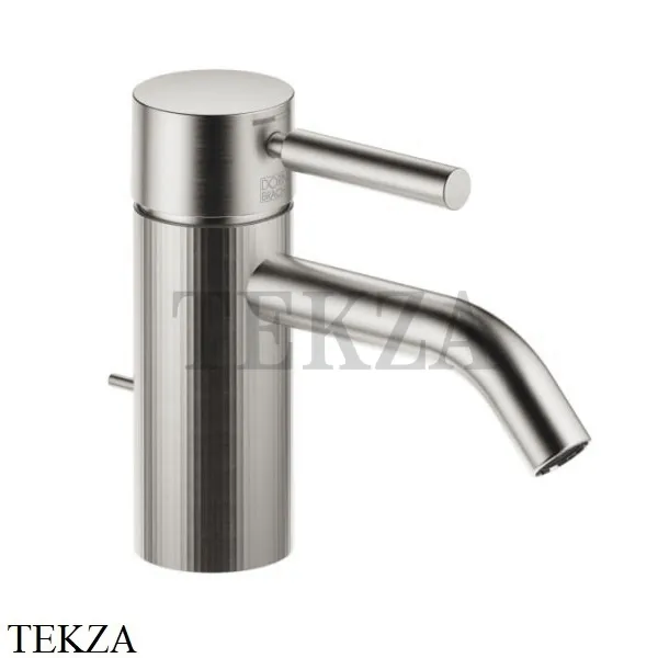 Dornbracht Meta Смеситель для раковины 125, с донным клапаном 33505660-06, платина матовая