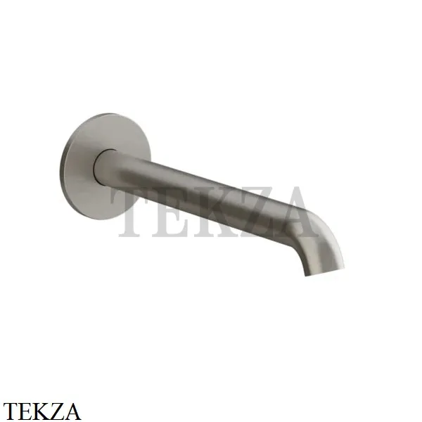 Gessi Origini NEUTRAL Излив для раковины на стену средний 66102-149, Finox Brushed Nickel