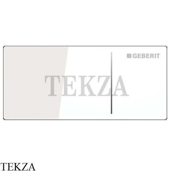 Geberit Sigma70 Клавиша смыва пневматическая для Sigma 8 см (UP720) , стекло, цвет белый глянец