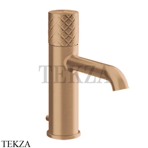 Gessi Habito INTRECCIO Смеситель для раковины, с донным клапаном 70101-726, Warm Bronze Br