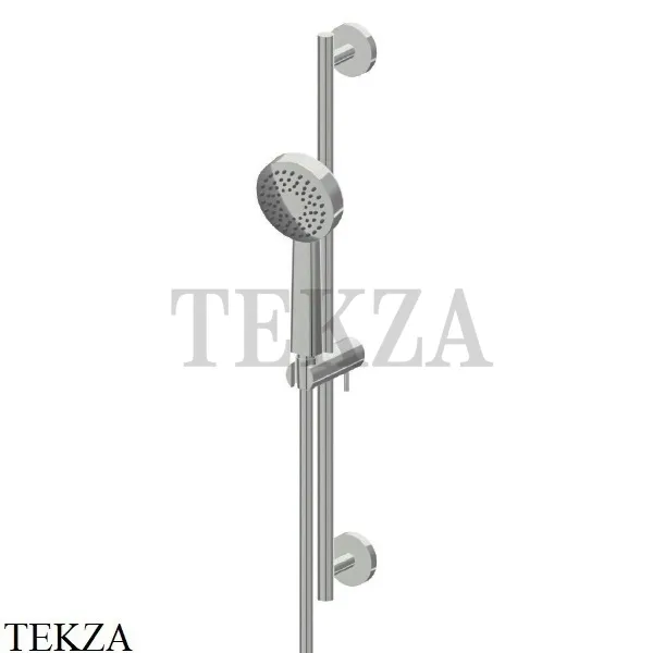 Newform Штанга с ручной круглой лейкой ABS 60658.31.028, Brushed chrome