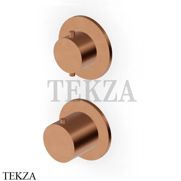 Zucchetti Helm Термостат для душа на 1 поток, внешняя часть ZHE801.XP91, brushed copper PVD