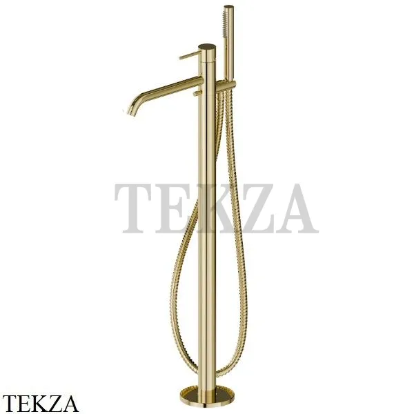 Newform XT Смеситель для ванны напольный, внешняя часть 4278E.61.020, PVD Glossy Gold