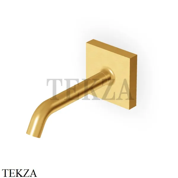 Zucchetti Pan Излив для ванны настенный 16 см Z93731.C41, brushed gold