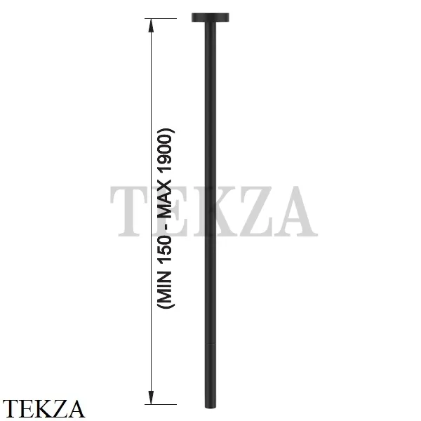 Gessi 316 FLESSA Излив для раковины потолочный 54096-299, Black XL