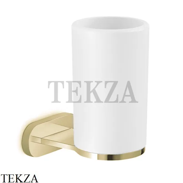 Newform O’RAMA Стакан подвесной с держателем,  керамика 67205.59.098, PVD Brushed pale gold