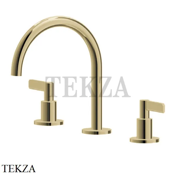 Newform Blink Chic Смеситель для раковины, без гарнитура 71000.59.098, PVD Brushed pale gold